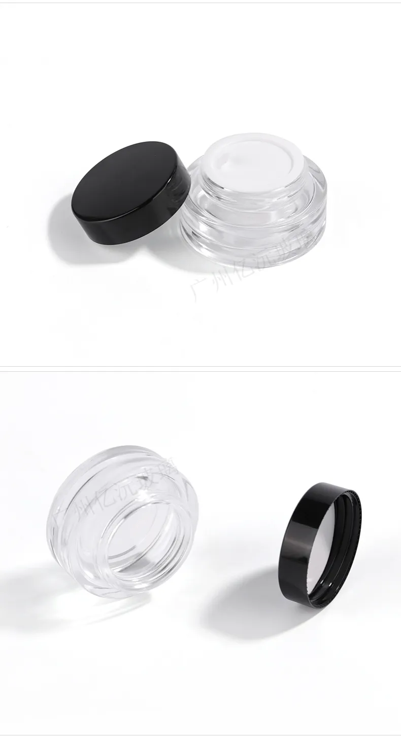 Glass Cosmetic Cream Jar Model 001 | Custom Skincare Packaging | OEM Manufacturer China