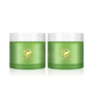 Glass Cosmetic Cream Jar Model 002 | Custom Skincare Packaging | OEM Manufacturer China