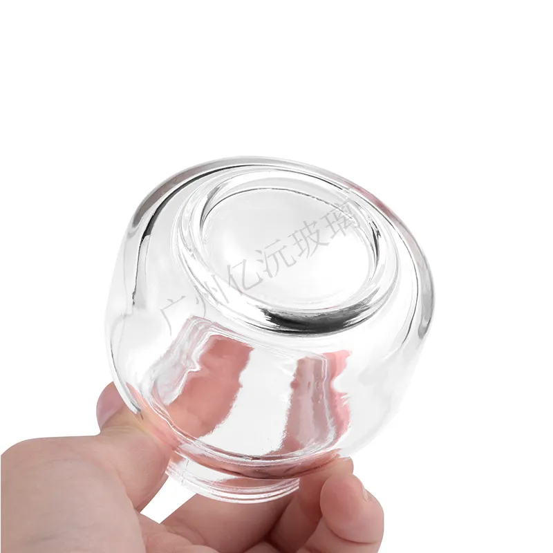 Glass Cosmetic Cream Jar Model 003 | Custom Skincare Packaging | OEM Manufacturer China