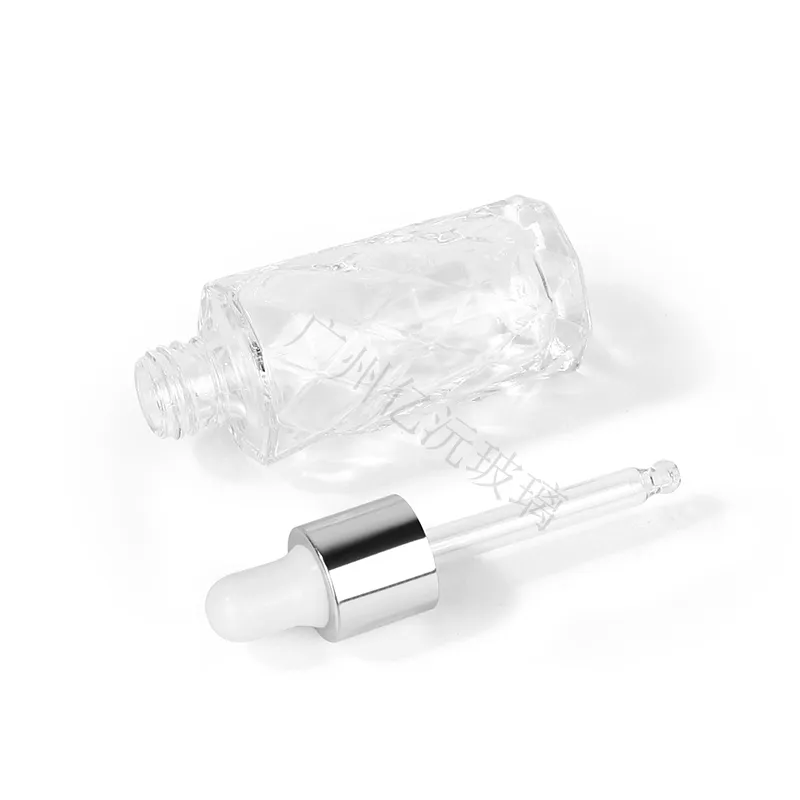 Model 005 Glass Dropper Bottle 5ml 10ml 15ml Amber Glass Essential Oil OEM Packaging detail view OEM custom packaging