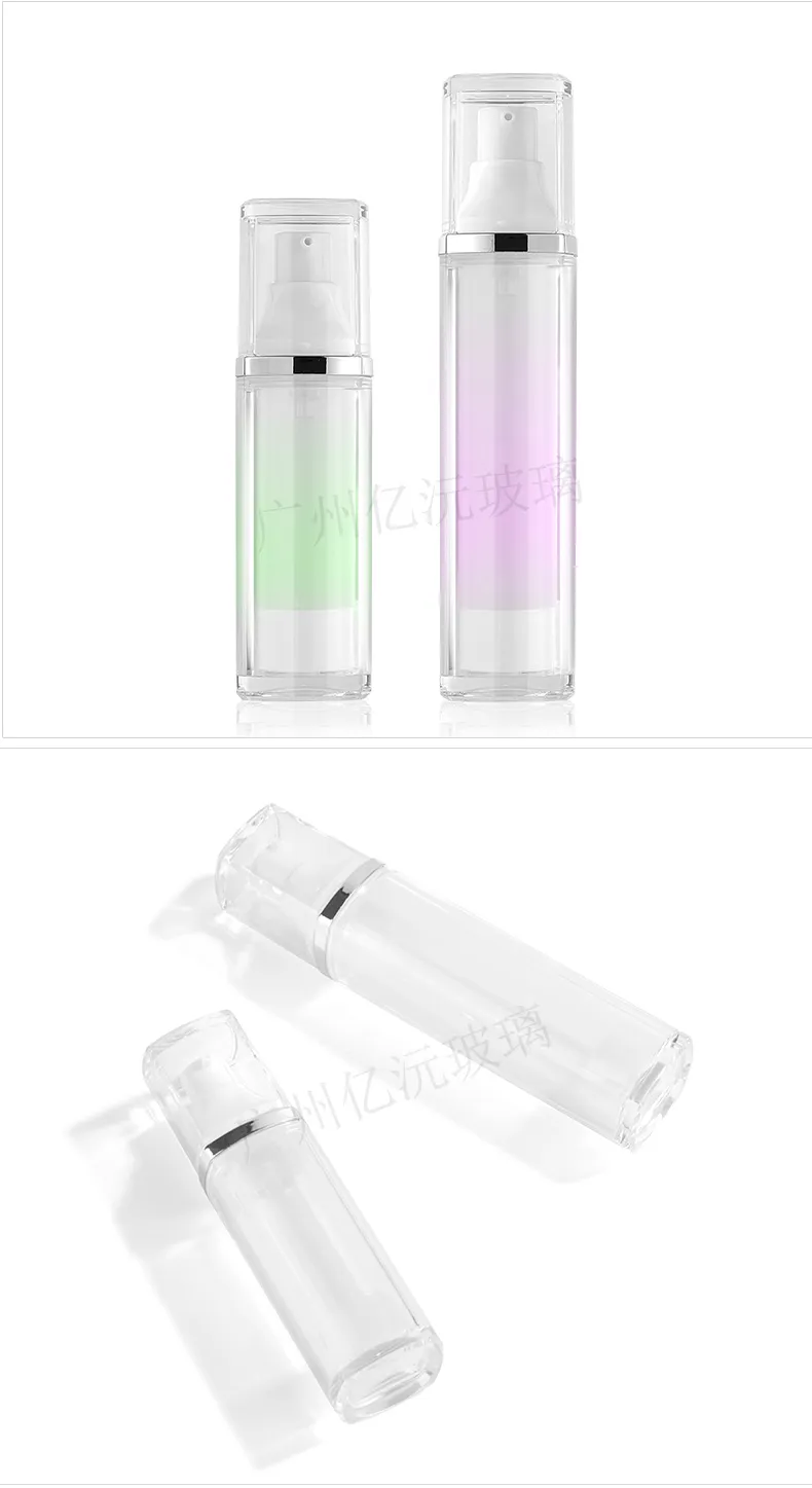 Acrylic Cosmetic Lotion Bottle Model 014 | Custom PETG Packaging | OEM Manufacturer China