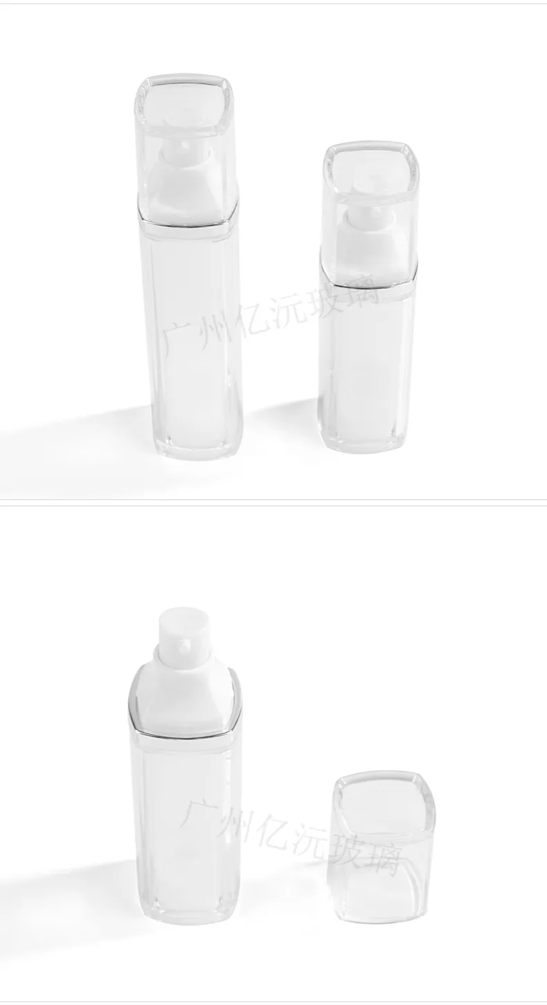 Acrylic Cosmetic Lotion Bottle Model 014 | Custom PETG Packaging | OEM Manufacturer China