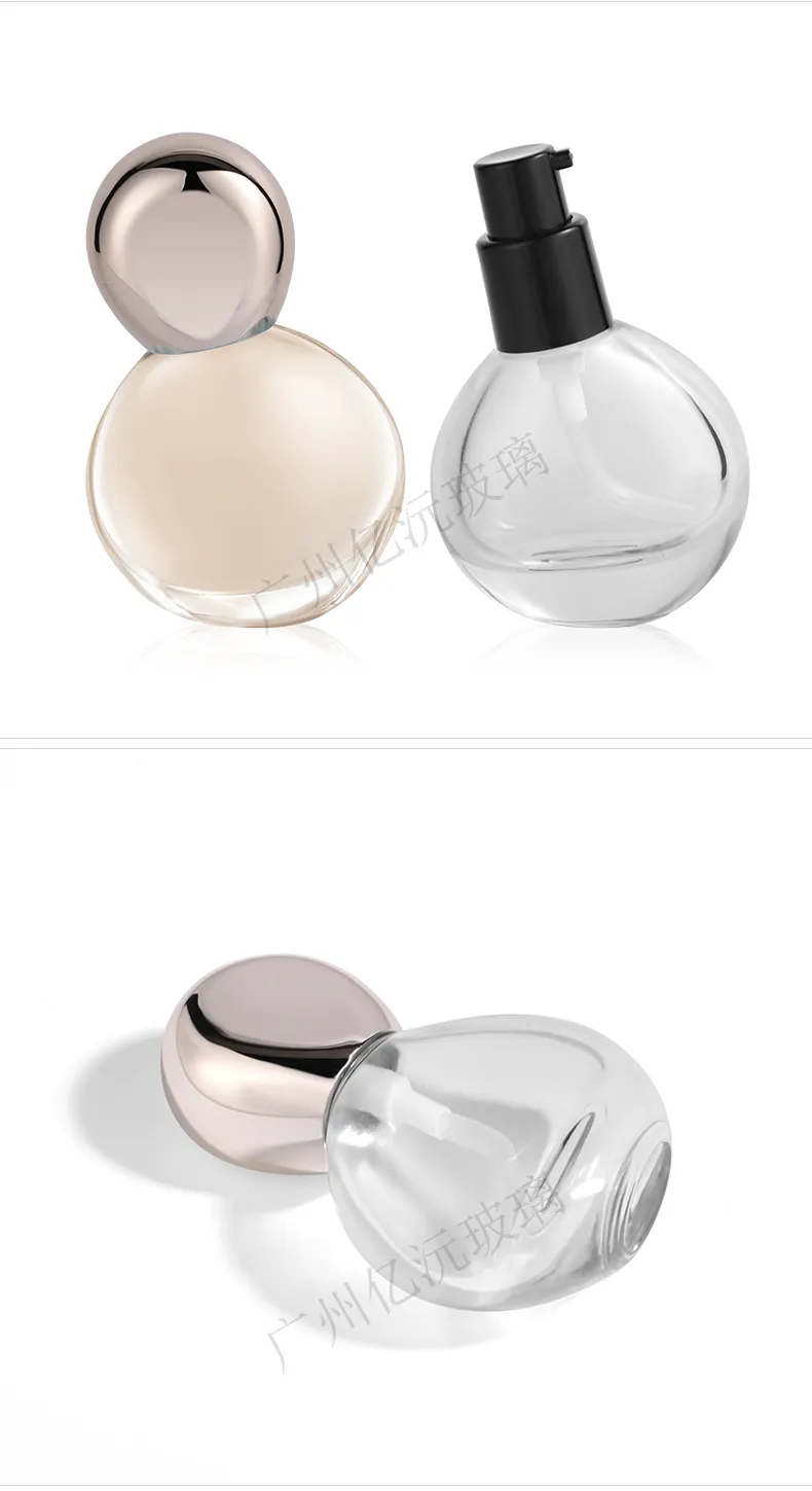 Glass Cosmetic Foundation Bottle Model 022 | Custom Wholesale | OEM Manufacturer China