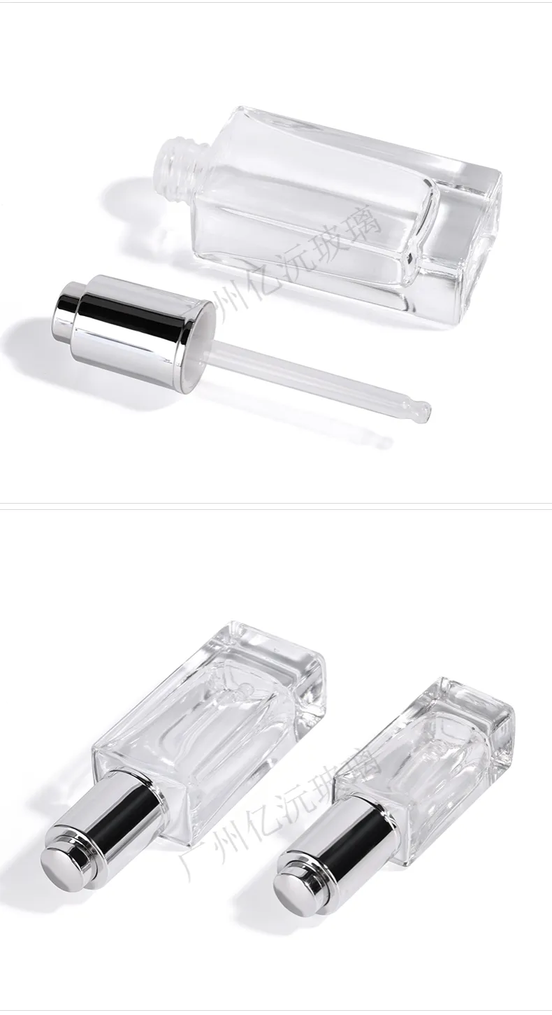 Model 027 Glass Dropper Bottle 10ml 15ml 30ml Amber Glass Cosmetic OEM Packaging additional view 7 OEM custom packaging