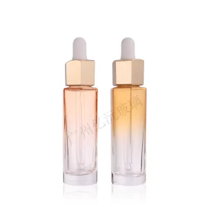 Model 028 glass dropper bottle 10ml 15ml 30ml amber essential oil packaging