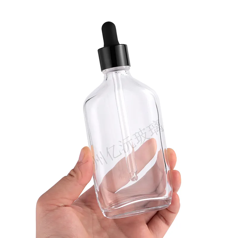 Model 036 Glass Dropper Bottle 10ml 30ml 50ml Glass Essential Oil OEM Packaging detail view OEM custom packaging