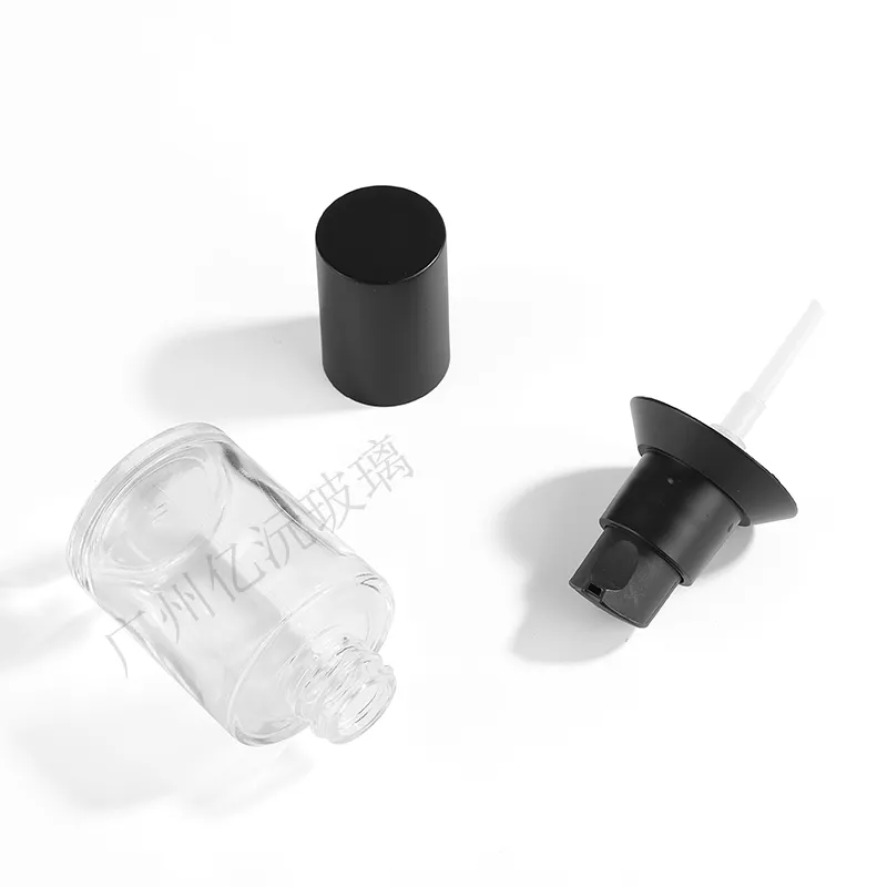Glass Cosmetic Foundation Bottle Model 045 | Custom Wholesale | OEM Manufacturer China