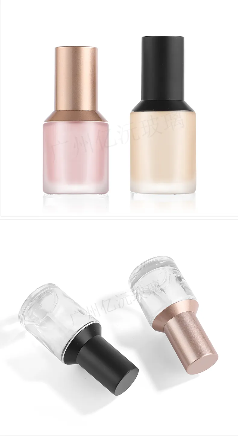 Glass Cosmetic Foundation Bottle Model 045 | Custom Wholesale | OEM Manufacturer China