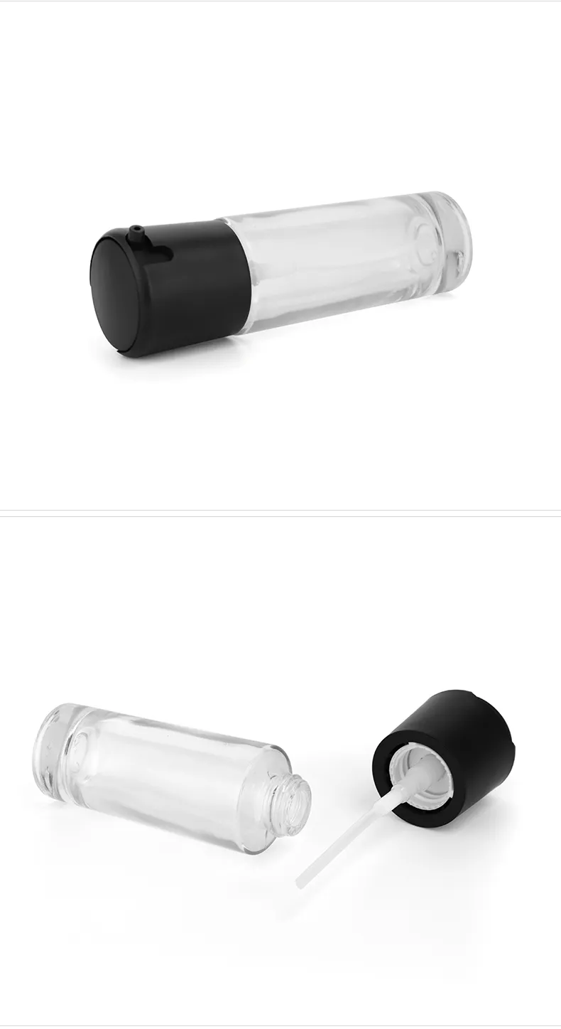 Glass Cosmetic Foundation Bottle Model 072 | Custom Wholesale | OEM Manufacturer China