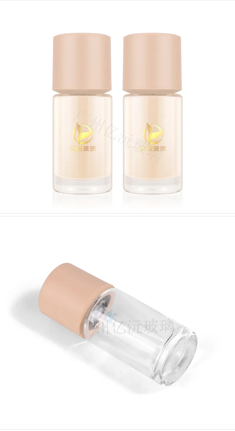Glass Cosmetic Foundation Bottle Model 073 | Custom Wholesale | OEM Manufacturer China