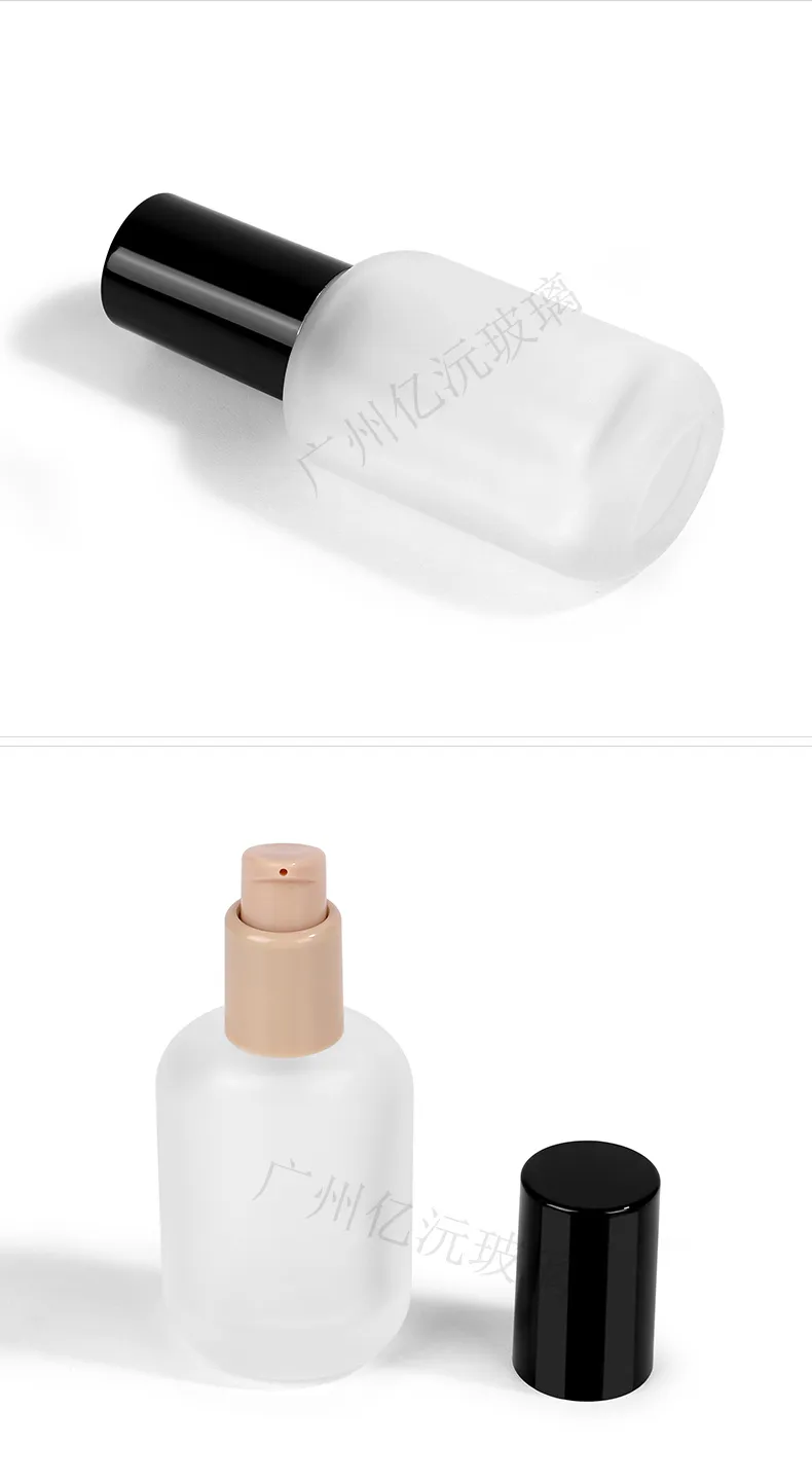 Glass Cosmetic Foundation Bottle Model 074 | Custom Wholesale | OEM Manufacturer China