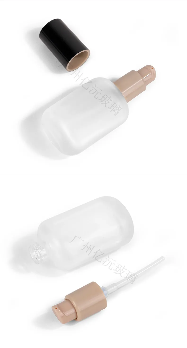 Glass Cosmetic Foundation Bottle Model 074 | Custom Wholesale | OEM Manufacturer China