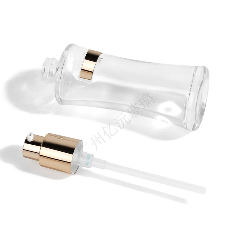 Glass Cosmetic Foundation Bottle Model 075 | Custom Wholesale | OEM Manufacturer China