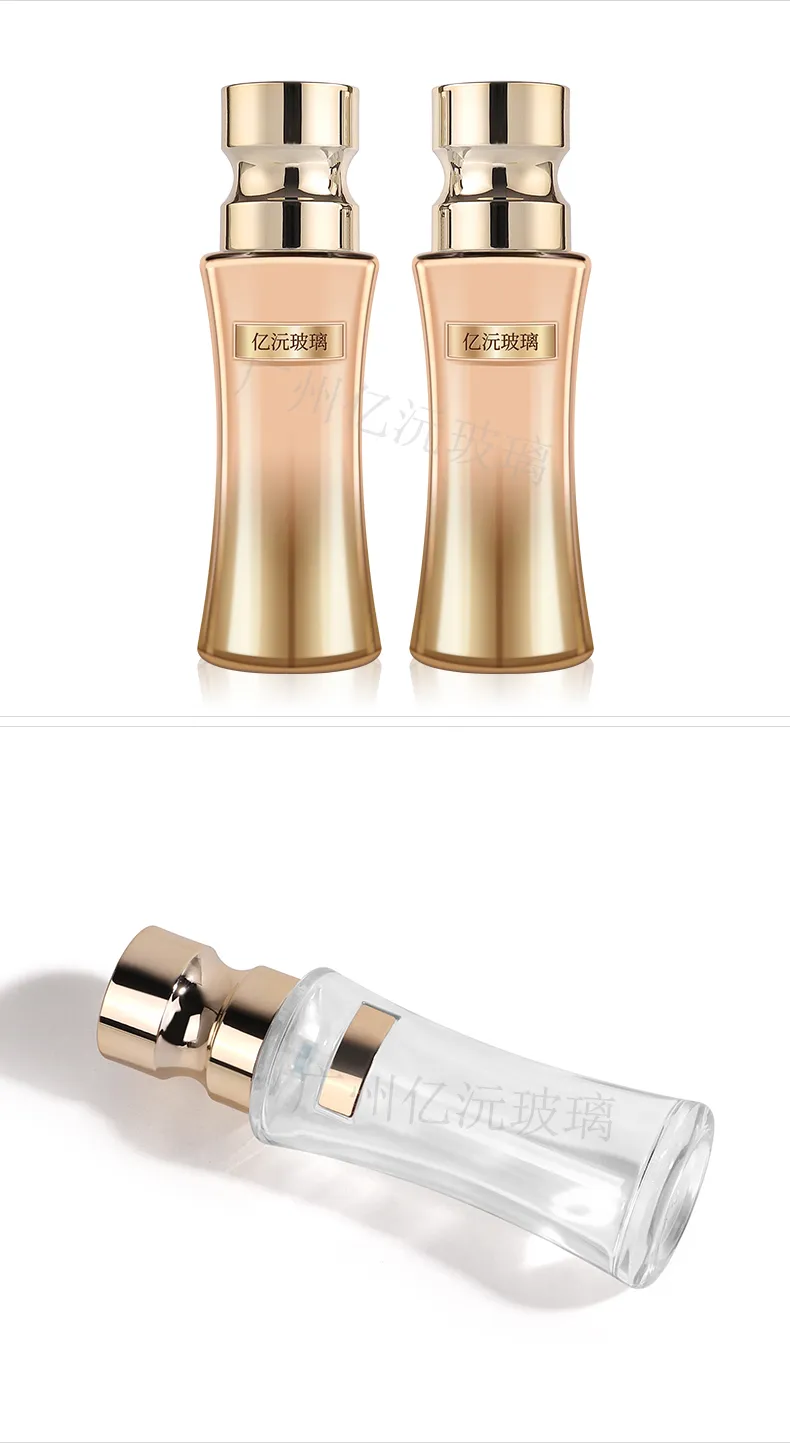 Glass Cosmetic Foundation Bottle Model 075 | Custom Wholesale | OEM Manufacturer China