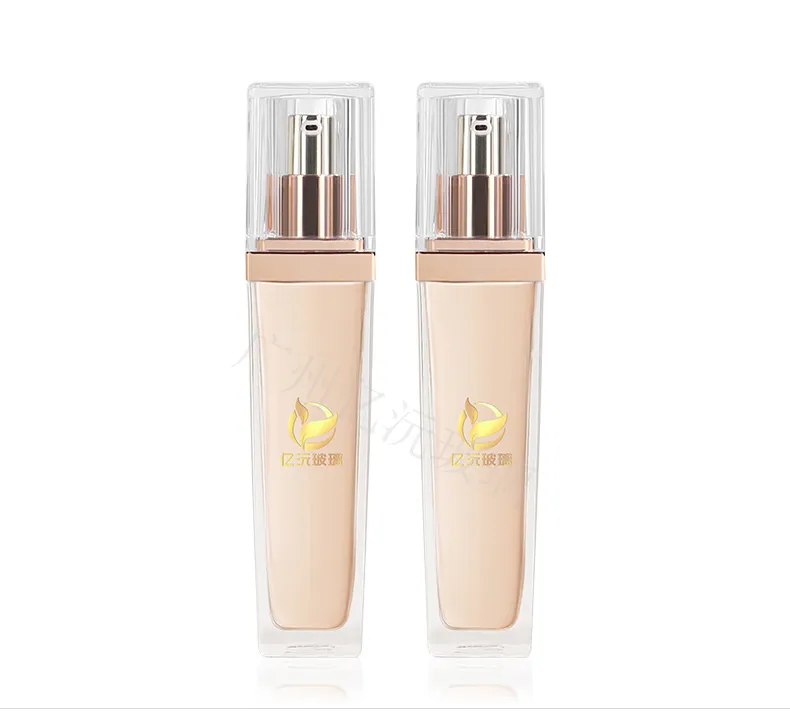 Glass Cosmetic Foundation Bottle Model 076 | Custom Wholesale | OEM Manufacturer China