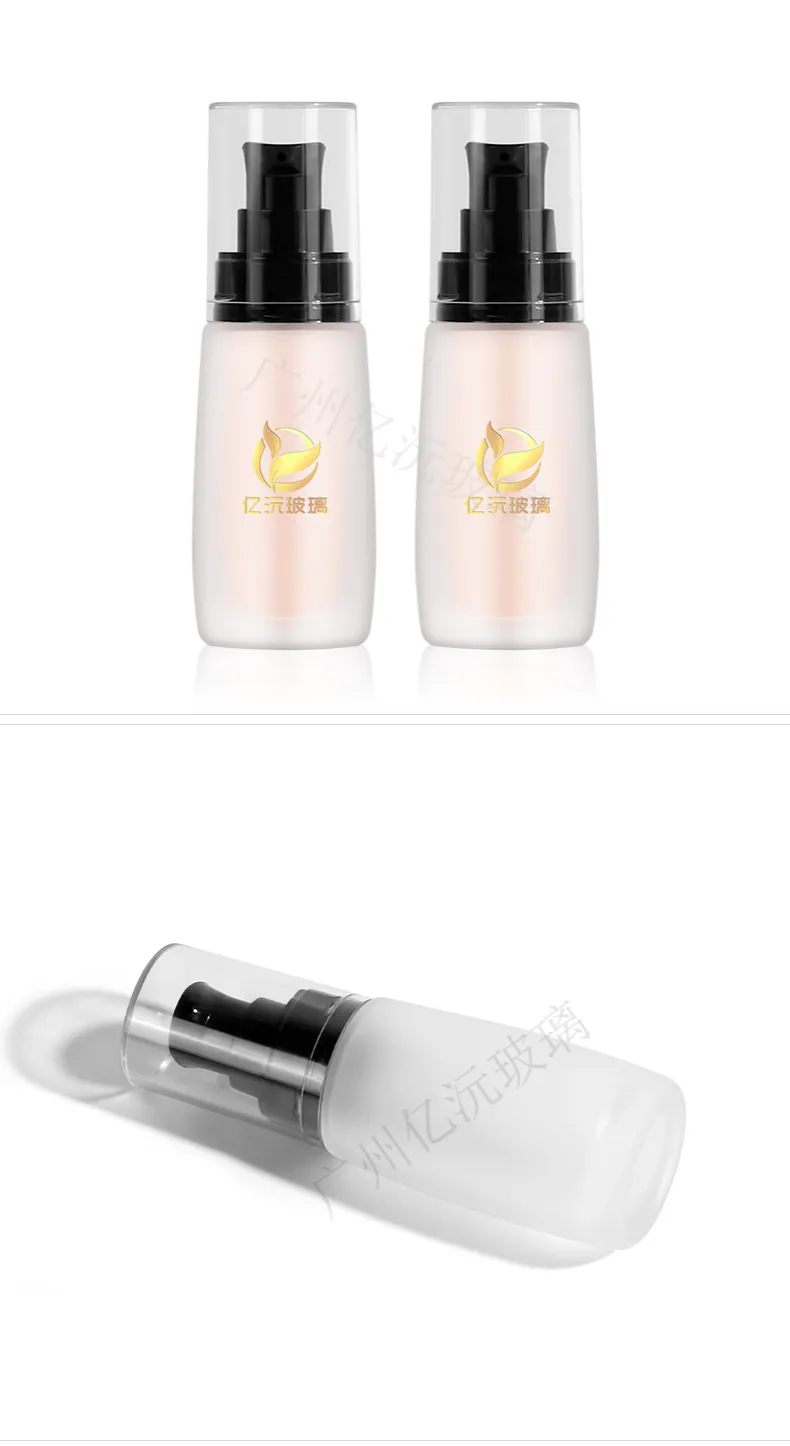 Glass Cosmetic Foundation Bottle Model 077 | Custom Wholesale | OEM Manufacturer China