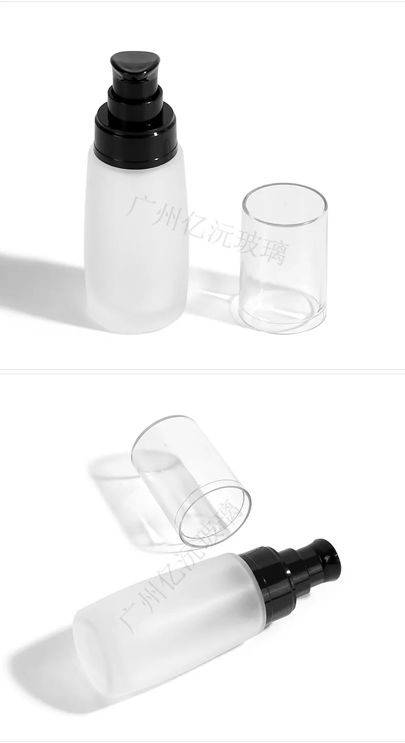 Glass Cosmetic Foundation Bottle Model 077 | Custom Wholesale | OEM Manufacturer China