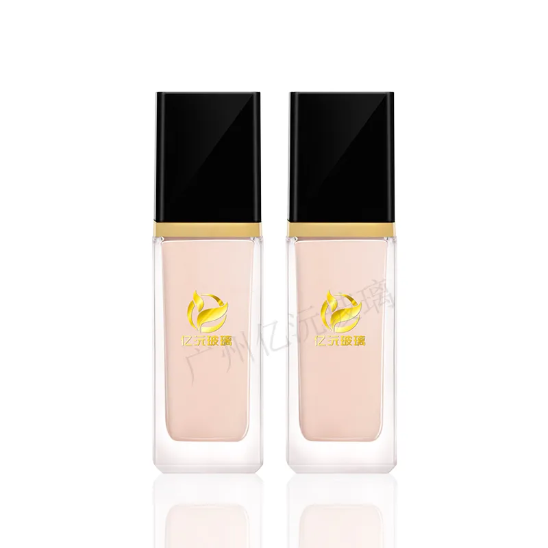 Glass Cosmetic Foundation Bottle Model 078 | Custom Wholesale | OEM Manufacturer China