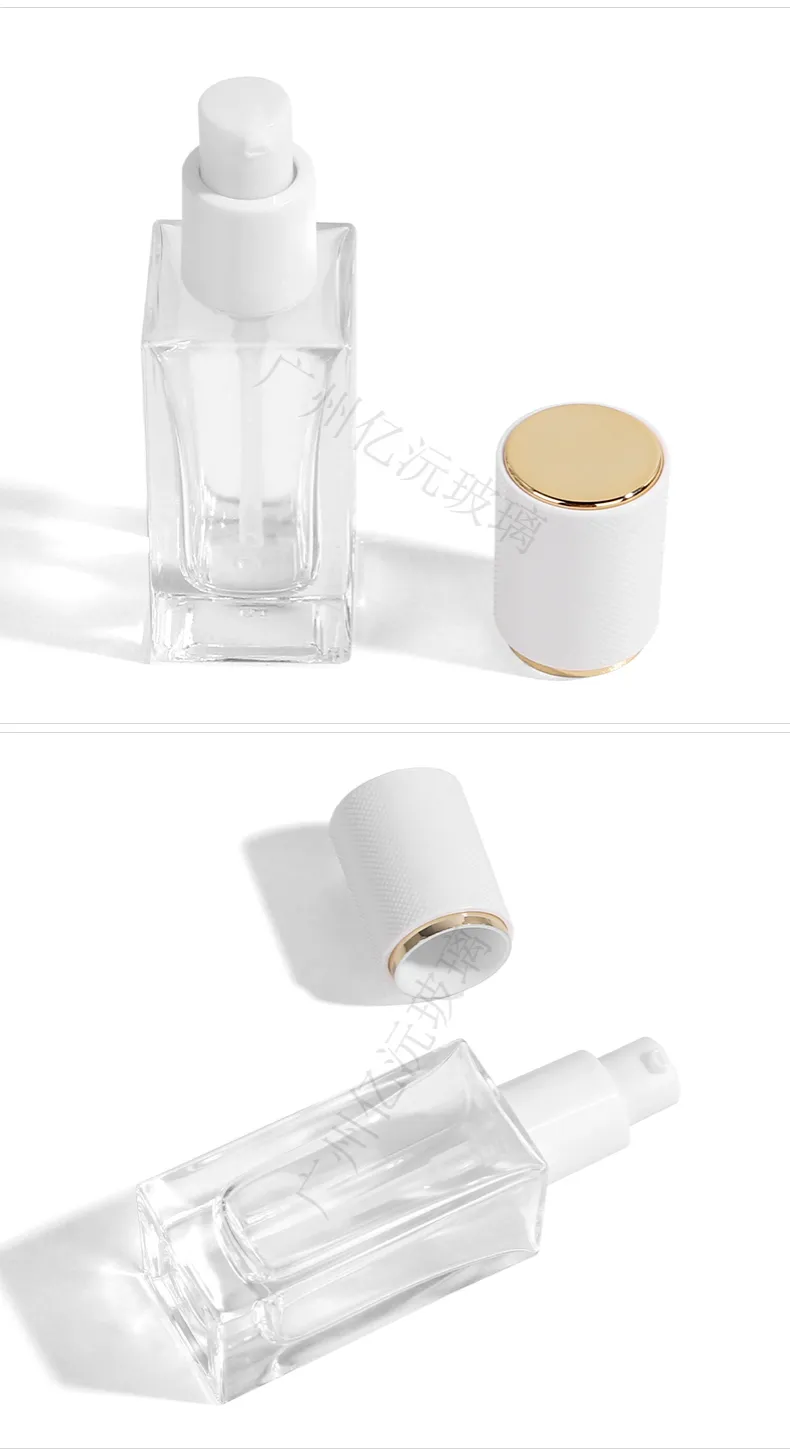 Glass Cosmetic Foundation Bottle Model 079 | Custom Wholesale | OEM Manufacturer China