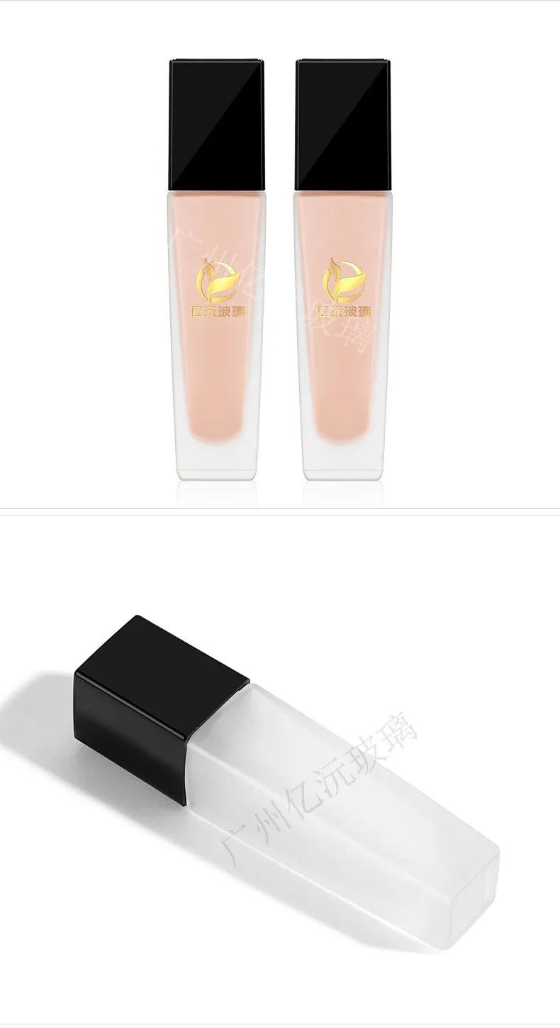 Glass Cosmetic Foundation Bottle Model 080 | Custom Wholesale | OEM Manufacturer China