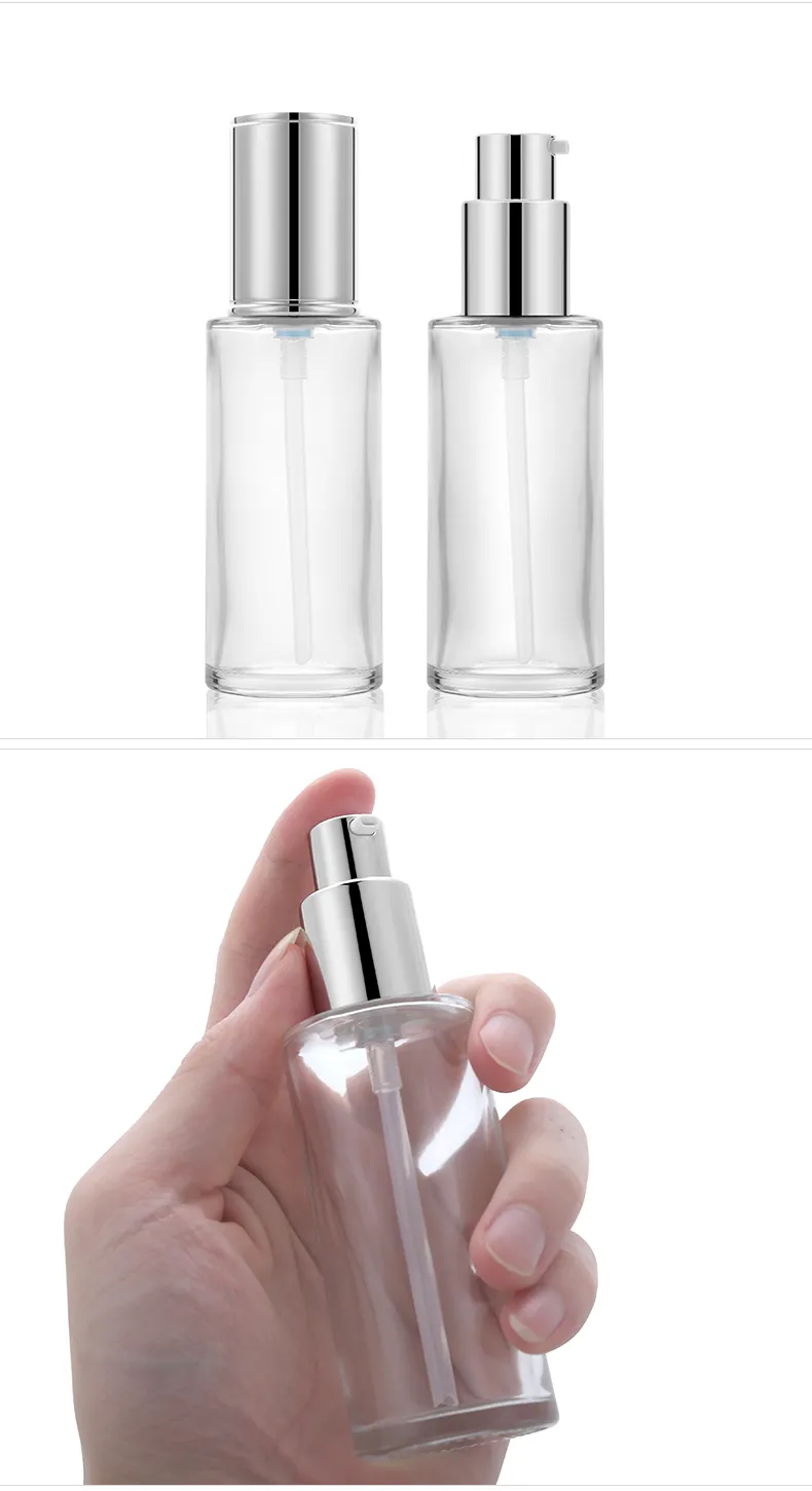 Model 085 Glass Dropper Bottle 15ml 30ml 100ml Glass Cosmetic OEM Packaging additional view 7 OEM custom packaging
