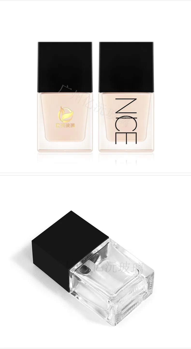 Glass Cosmetic Foundation Bottle Model 087 | Custom Wholesale | OEM Manufacturer China