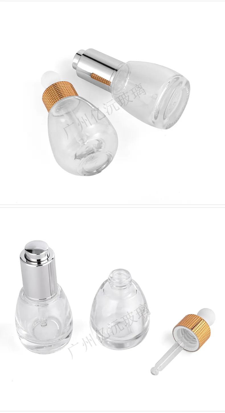Model 090 Glass Dropper Bottle 10ml 15ml 30ml Glass with Pipette Cap OEM Packaging additional view 7 OEM custom packaging