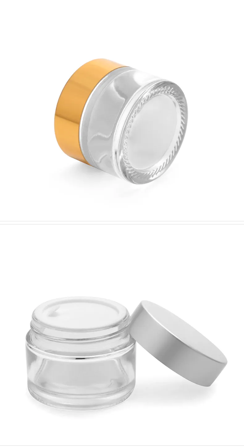 Glass Cosmetic Cream Jar Model 092 | Custom Skincare Packaging | OEM Manufacturer China