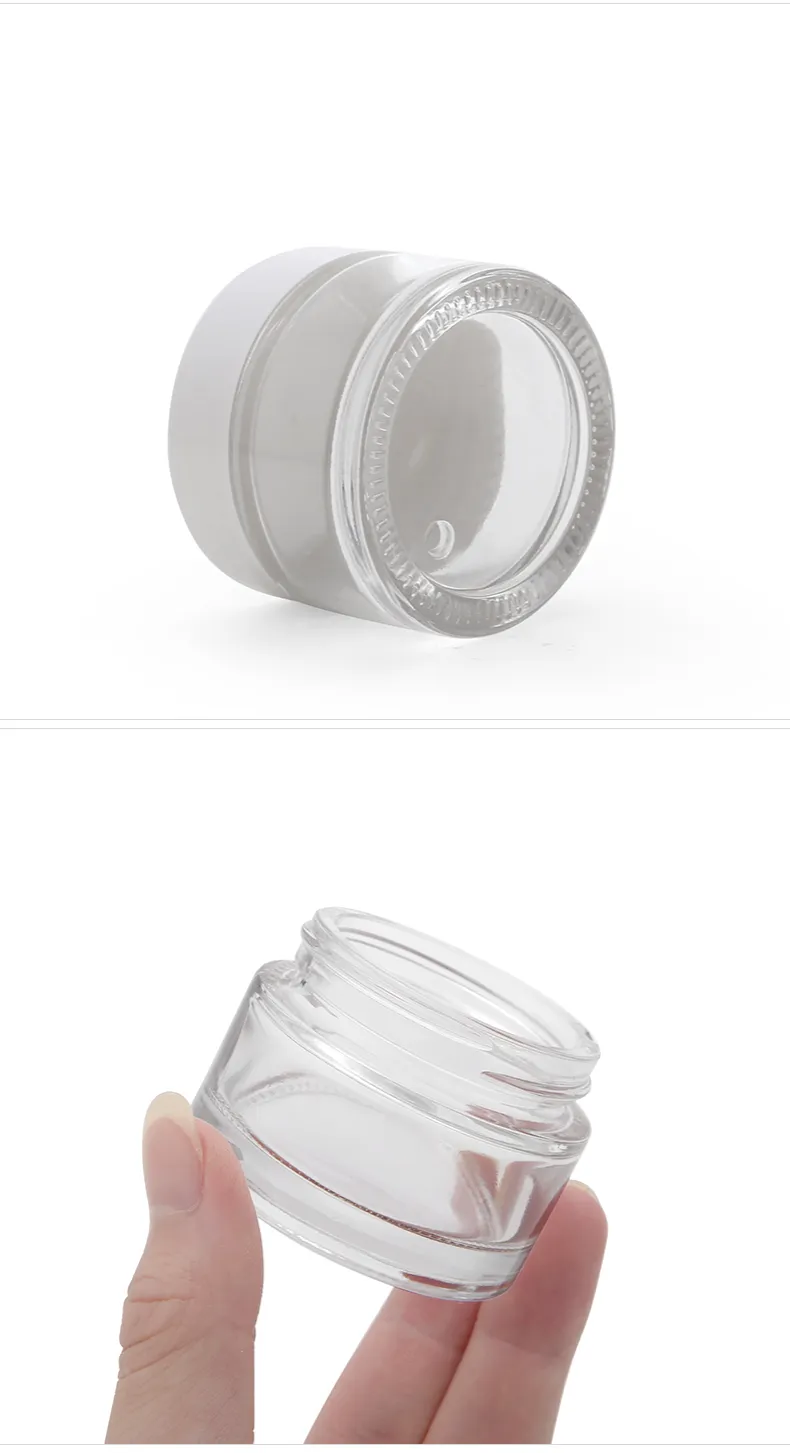 Glass Cosmetic Cream Jar Model 092 | Custom Skincare Packaging | OEM Manufacturer China