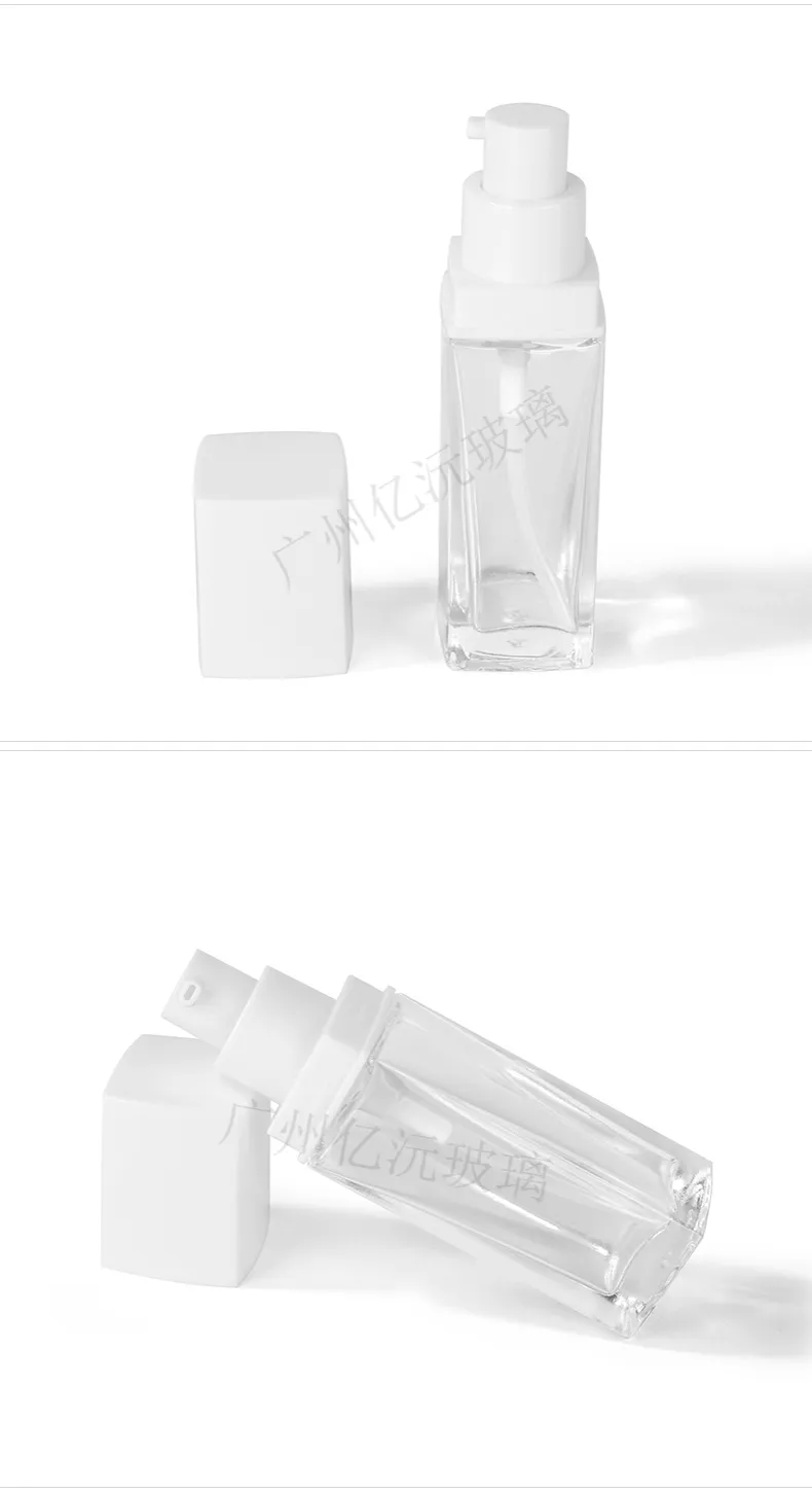 Glass Cosmetic Foundation Bottle Model 095 | Custom Wholesale | OEM Manufacturer China