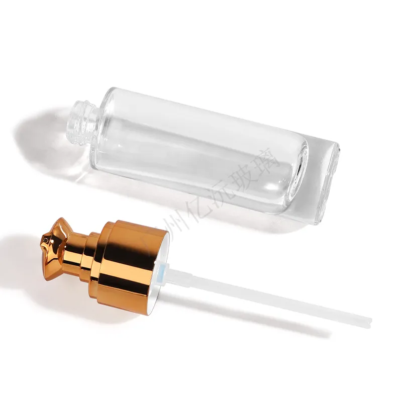 Glass Cosmetic Foundation Bottle Model 096 | Custom Wholesale | OEM Manufacturer China