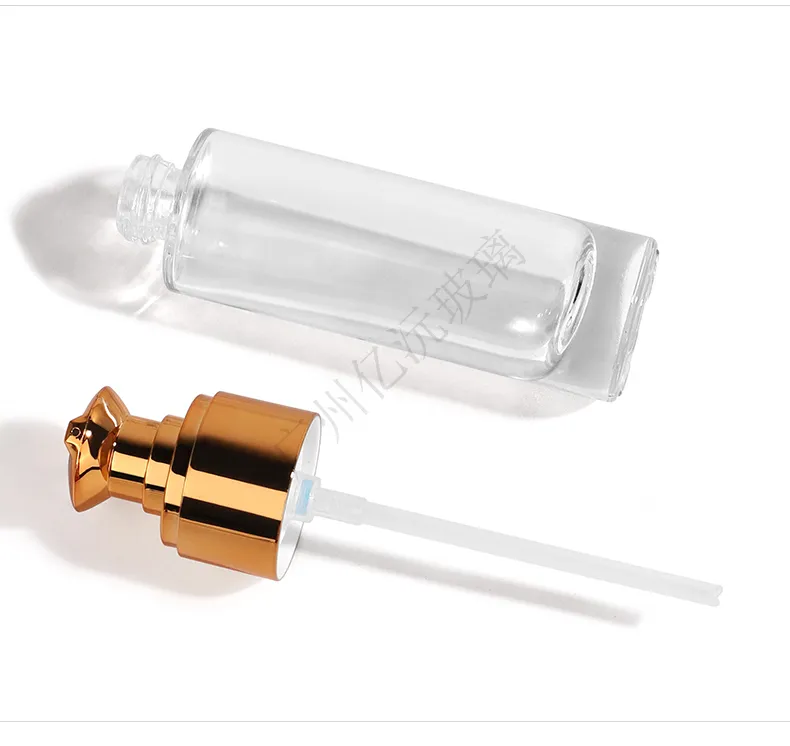 Glass Cosmetic Foundation Bottle Model 096 | Custom Wholesale | OEM Manufacturer China