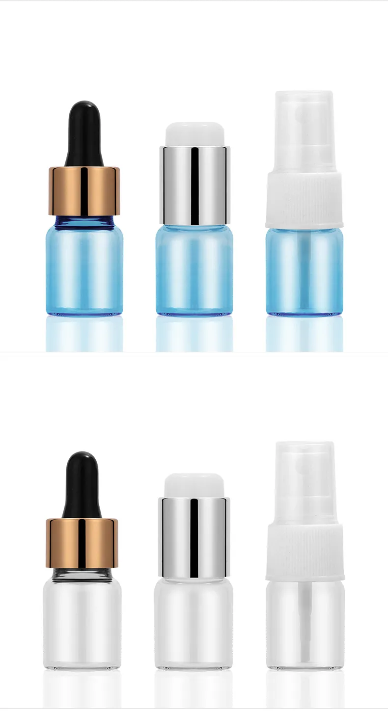 Glass Ampoule Serum Vial Model 097 | Custom Cosmetic Sample | OEM Manufacturer China