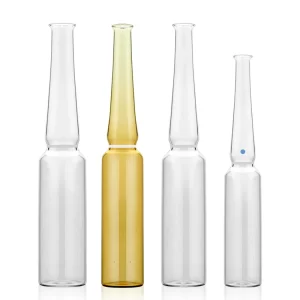 Model 100 Clear Glass Ampoule Bottle 1ml 2ml 5ml Professional Serum Ampoule Packaging main product view OEM custom packaging