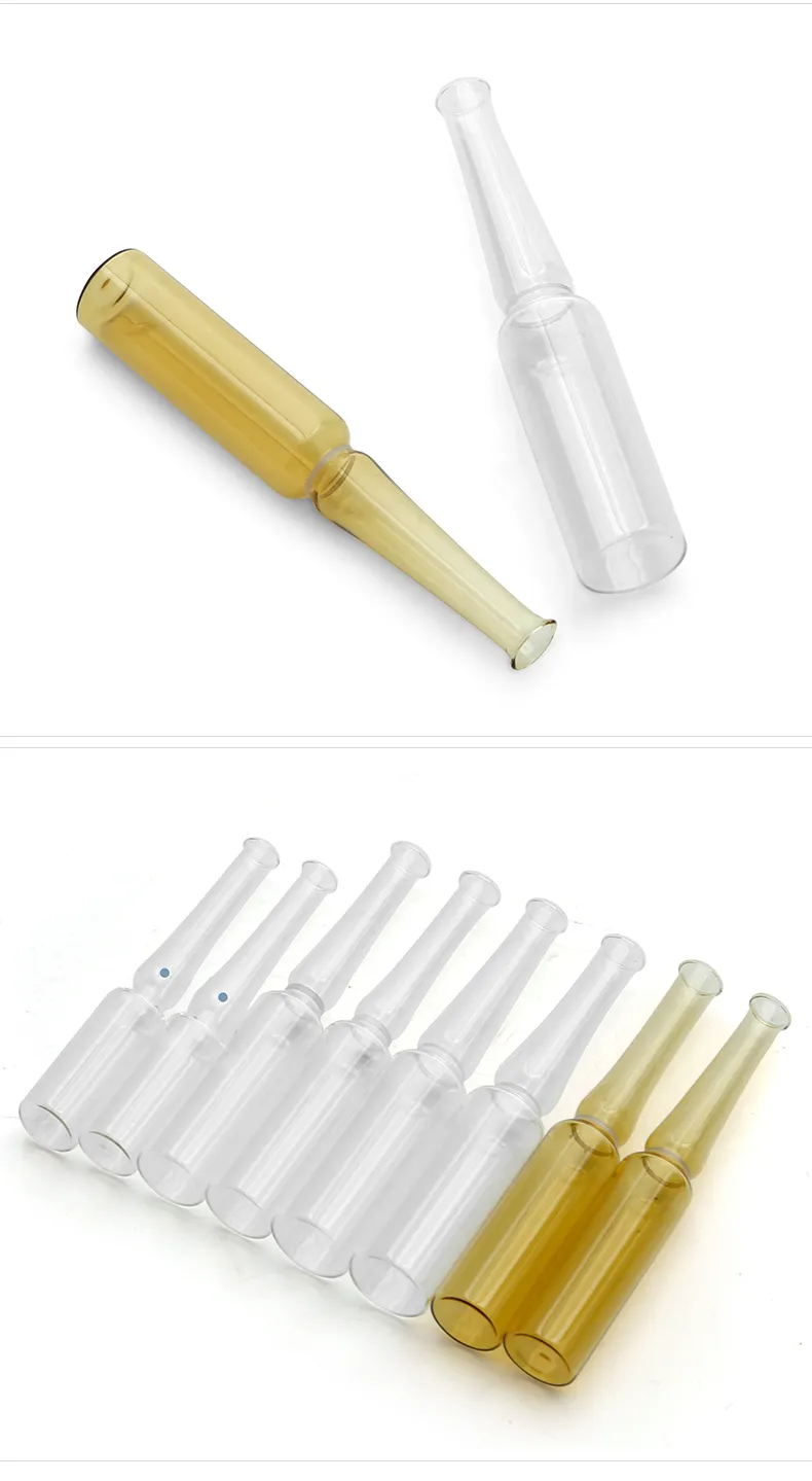 Model 100 Clear Glass Ampoule Bottle 1ml 2ml 5ml Professional Serum Ampoule Packaging additional view 14 OEM custom packaging