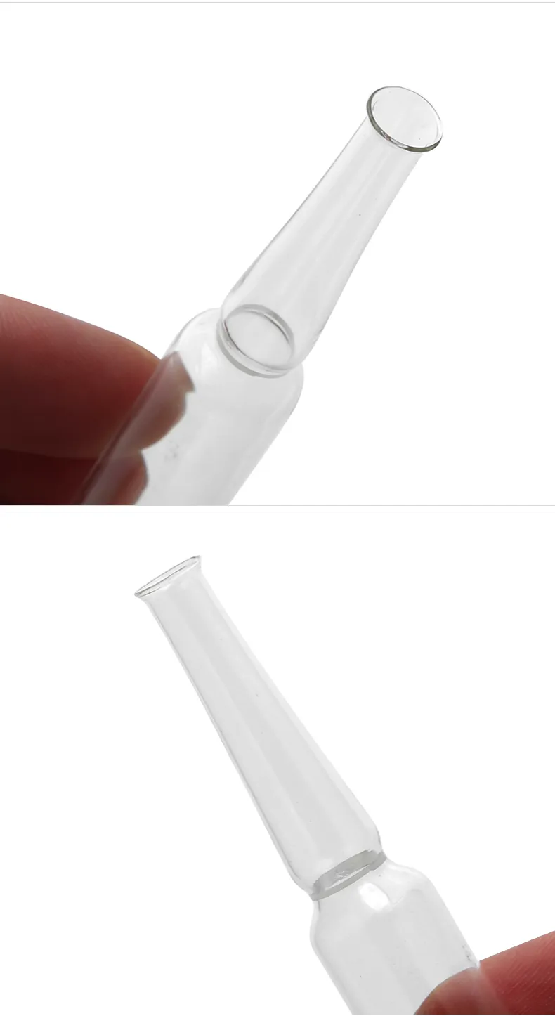 Model 100 Clear Glass Ampoule Bottle 1ml 2ml 5ml Professional Serum Ampoule Packaging additional view 7 OEM custom packaging