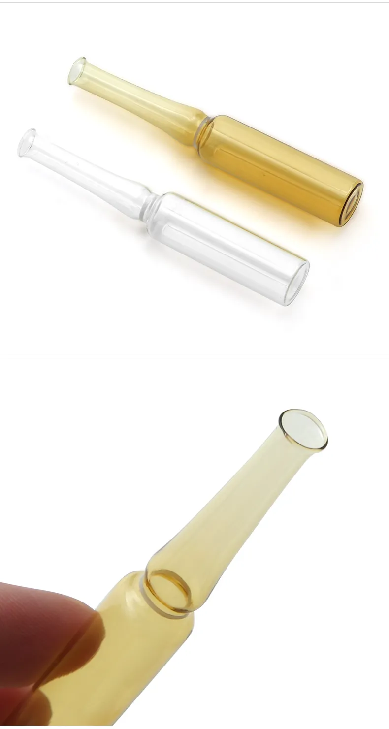 Model 100 Clear Glass Ampoule Bottle 1ml 2ml 5ml Professional Serum Ampoule Packaging additional view 8 OEM custom packaging