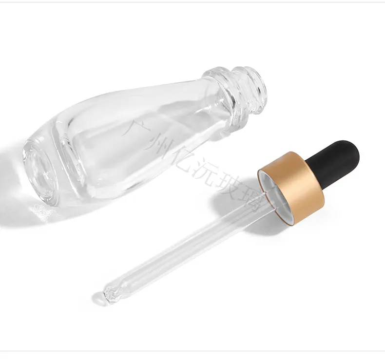 Model 103 Glass Dropper Bottle 15ml 30ml 50ml Clear Glass OEM OEM Packaging additional view 8 OEM custom packaging