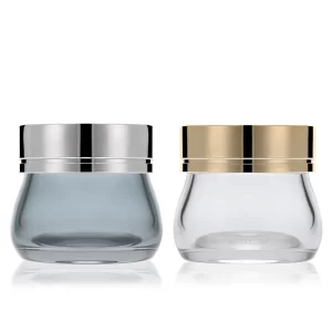 Glass Cosmetic Cream Jar Model 116 | Custom Skincare Packaging | OEM Manufacturer China