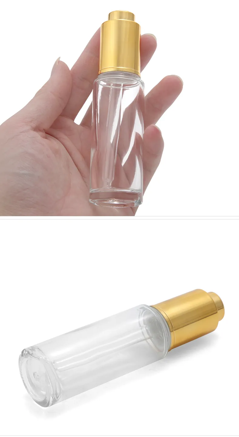 Model 122 Glass Dropper Bottle 10ml 20ml 30ml Amber Glass Serum OEM Packaging additional view 7 OEM custom packaging