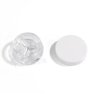 Glass Cosmetic Cream Jar Model 123 | Custom Skincare Packaging | OEM Manufacturer China