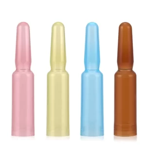 Model 126 Plastic Ampoule Bottle 3ml 5ml 10ml Flexible Cosmetic Serum Single Dose Packaging main product view OEM custom p...