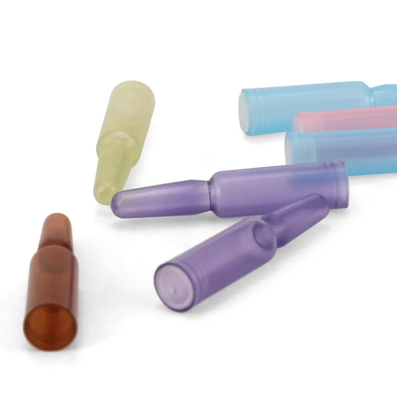 Model 126 Plastic Ampoule Bottle 3ml 5ml 10ml Flexible Cosmetic Serum Single Dose Packaging detail view OEM custom packaging