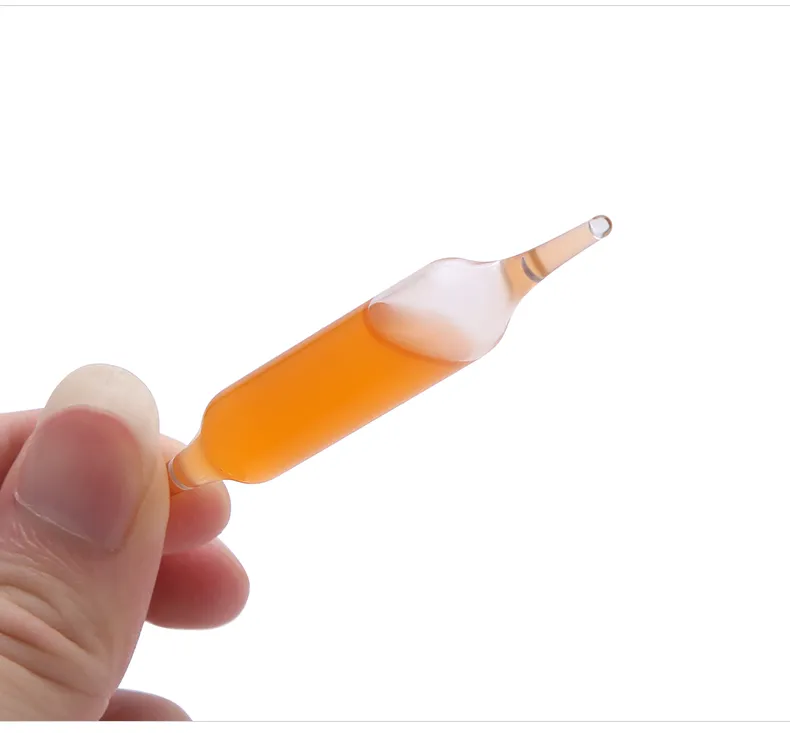 Model 144 Double Head Glass Ampoule Bottle Dual Opening Cosmetic Serum Ampoule Packaging additional view 10 OEM custom pac...