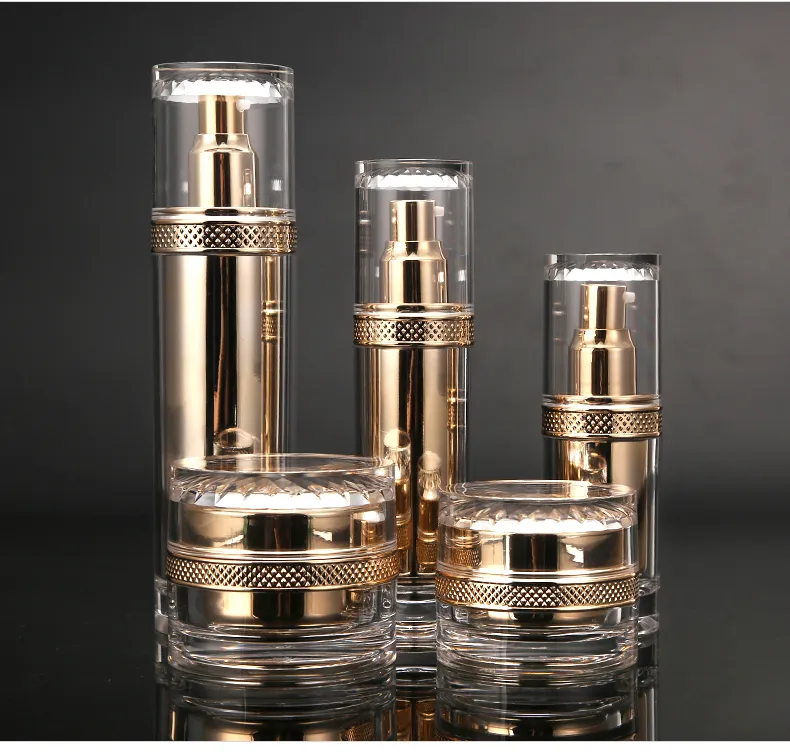 Acrylic Cosmetic Lotion Bottle Model 146 | Custom PETG Packaging | OEM Manufacturer China