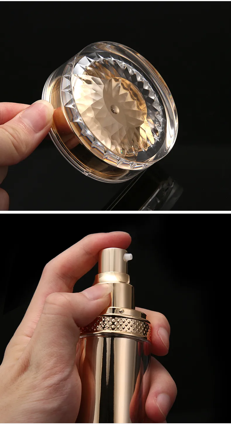 Acrylic Cosmetic Lotion Bottle Model 146 | Custom PETG Packaging | OEM Manufacturer China