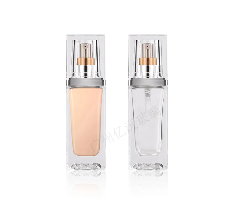 Glass Cosmetic Foundation Bottle Model 150 | Custom Wholesale | OEM Manufacturer China