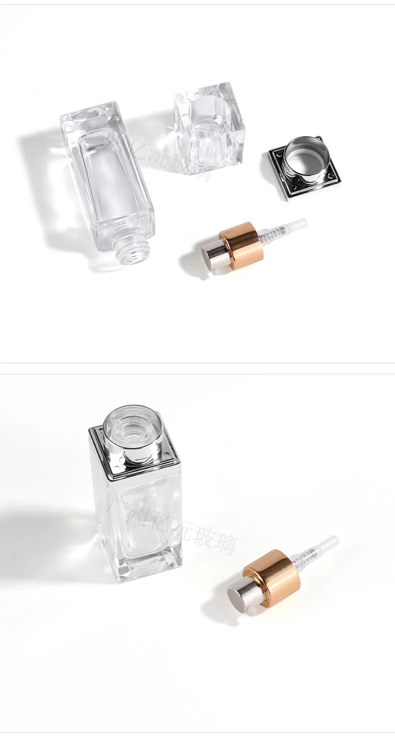 Glass Cosmetic Foundation Bottle Model 150 | Custom Wholesale | OEM Manufacturer China