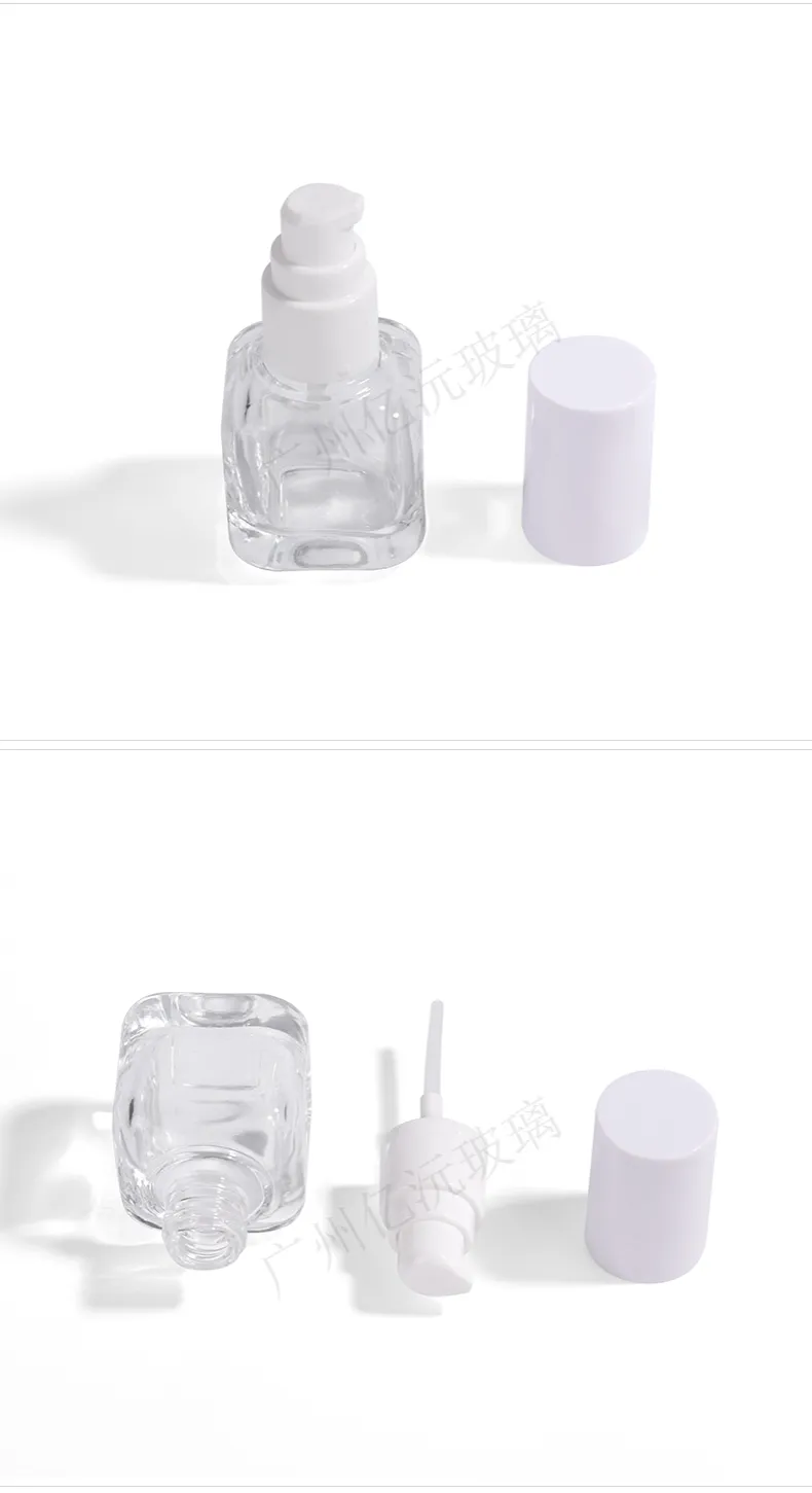Glass Cosmetic Foundation Bottle Model 155 | Custom Wholesale | OEM Manufacturer China