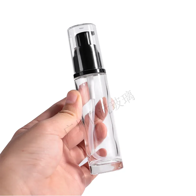Glass Cosmetic Foundation Bottle Model 156 | Custom Wholesale | OEM Manufacturer China